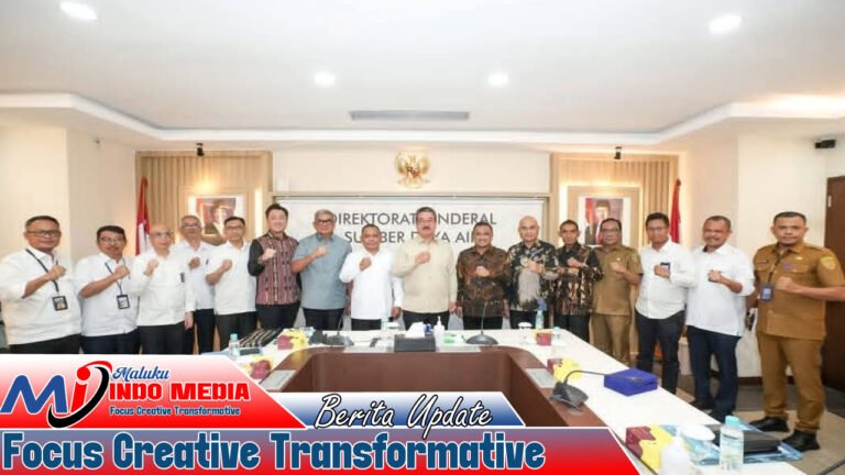 Bupati Aru Jemput Aspirasi ke Pusat, Kawal Air Bersih hingga Abrasi Pantai di Hadapan Ditjen SDA