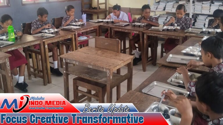 Hari Ke-3 Penyaluran MBG di SD Negeri 213 Maluku Tengah, Siap Mendukung Program Pemerintah