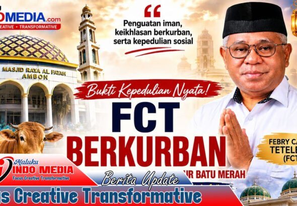 Bukti Kepedulian Tanpa Sekat: 7 Tahun Berturut-turut, FCT Kurban untuk Dua Masjid Besar di Ambon