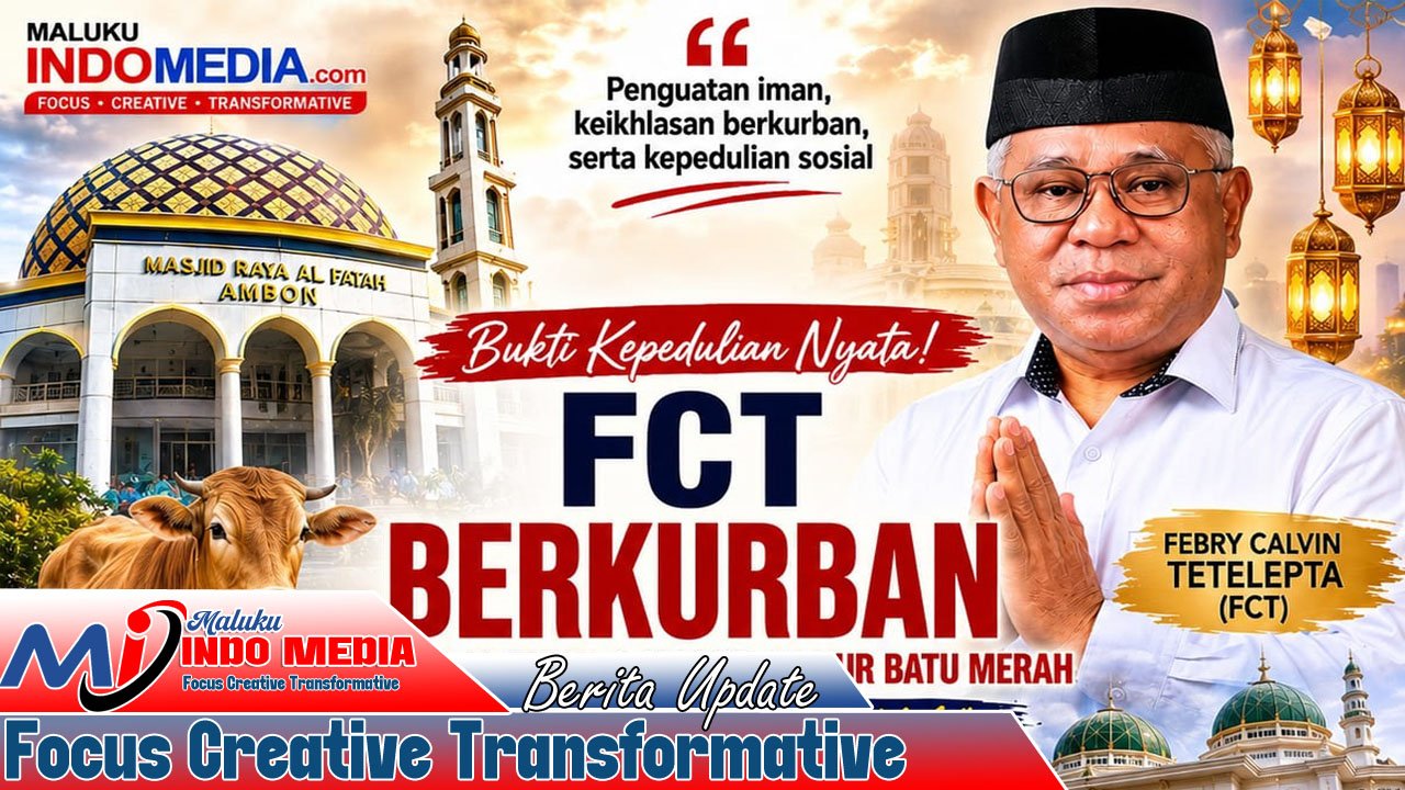 Bukti Kepedulian Tanpa Sekat: 7 Tahun Berturut-turut, FCT Kurban untuk Dua Masjid Besar di Ambon