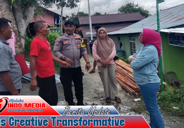 Peduli Korban Kebakaran, Nita Bin Umar Turun Tangan Bantu Keluarga Ardi di Batumerah
