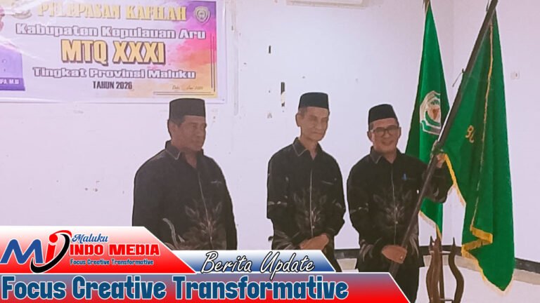 Wakil Bupati Aru Lepas Kafilah MTQ XXXI, Harapan Daerah Bertumpu pada Generasi Qurani