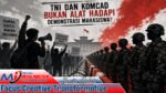 Koalisi Sipil Kecam Pengerahan TNI dan Komcad Saat Aksi Mahasiswa: “Demokrasi Tidak Boleh Dijawab dengan Mobilisasi Militer”
