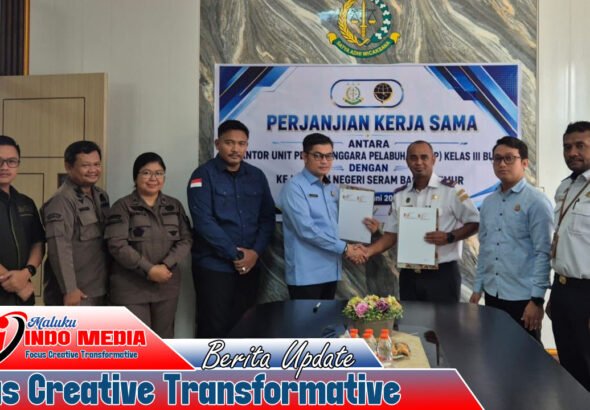 Cegah Praktik KKN, Kepala UPP Bula Teken MoU dengan Kejari SBT