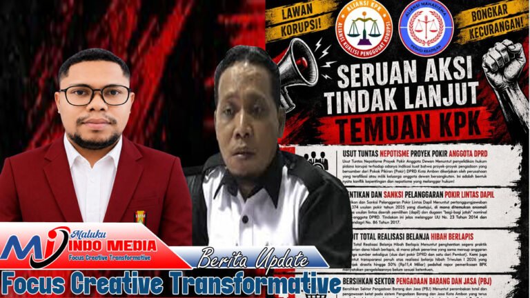 Ketua DPRD Kota Ambon Disorot, Aktivis Desak Usut Dugaan KKN di Lingkungan DPRD