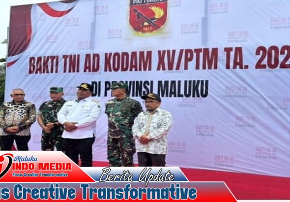 TNI AD Gelar Karya Bakti di Pulau Buru, Perkuat Sinergi Pembangunan dan Kedekatan dengan Masyarakat