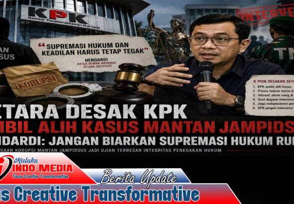 SETARA Institute Desak KPK Ambil Alih Kasus Mantan Jampidsus, Hendardi: Jangan Biarkan Supremasi Hukum Runtuh