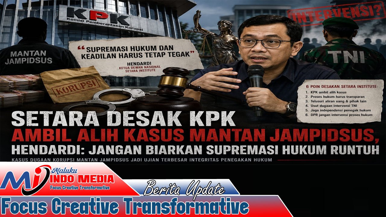 SETARA Institute Desak KPK Ambil Alih Kasus Mantan Jampidsus, Hendardi: Jangan Biarkan Supremasi Hukum Runtuh
