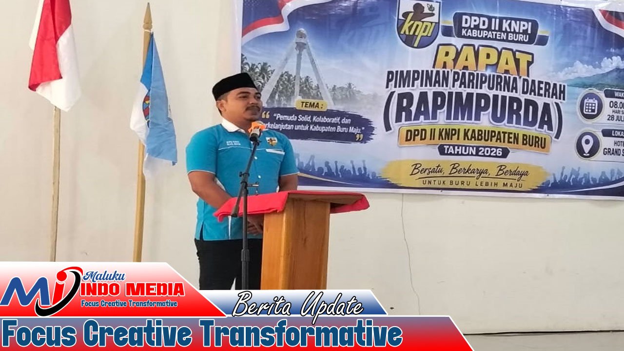 Abdullah Umar Kembali Nahkodai KNPI Kabupaten Buru, Serukan Persatuan Pemuda Kawal Pembangunan Daerah