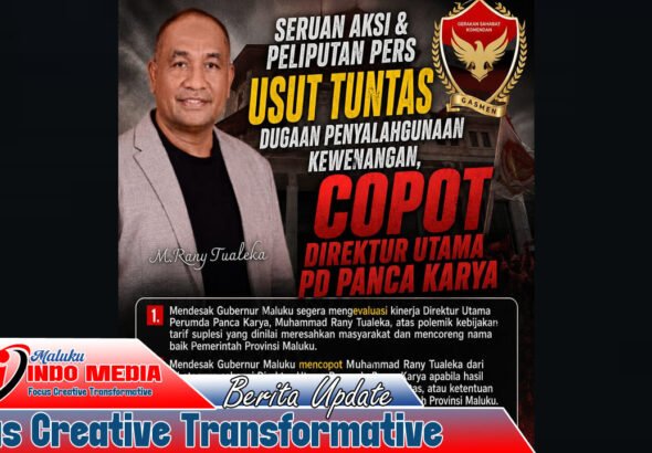 GASMEN Serukan Aksi Besar, Desak Gubernur Evaluasi dan Copot Dirut Perumda Panca Karya