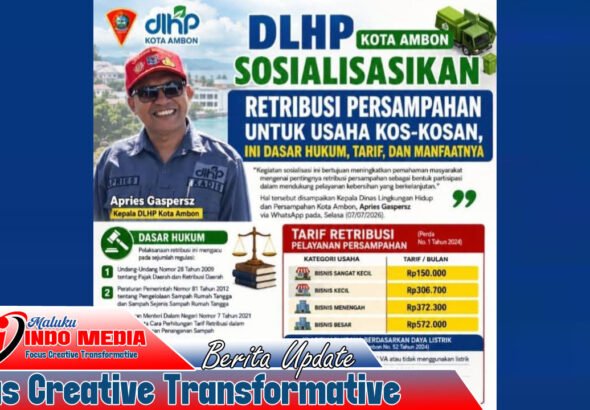 DLHP Ambon Sosialisasikan Retribusi Persampahan di Negeri Batumerah, Warga Diminta Pahami Hak dan Kewajiban