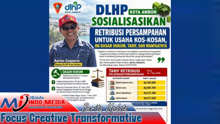 DLHP Ambon Sosialisasikan Retribusi Persampahan di Negeri Batumerah, Warga Diminta Pahami Hak dan Kewajiban