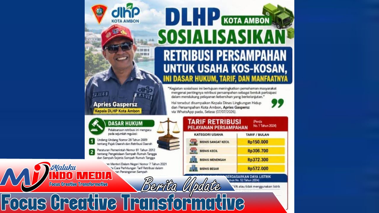 DLHP Ambon Sosialisasikan Retribusi Persampahan di Negeri Batumerah, Warga Diminta Pahami Hak dan Kewajiban