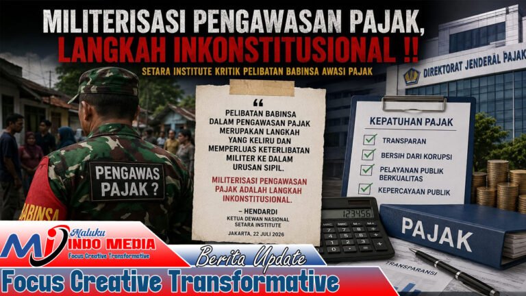 SETARA INSTITUTE Kritik Pelibatan Babinsa Awasi Pajak