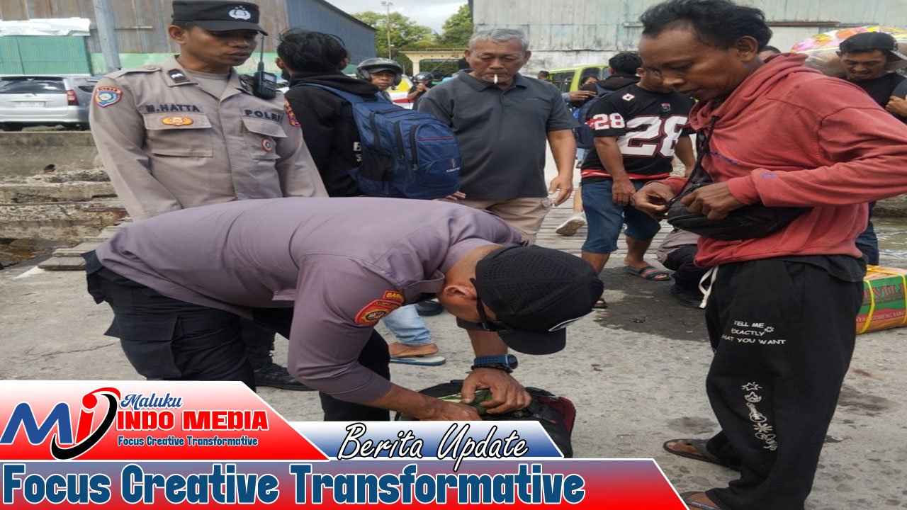 Polsek KPYS Ambon Gagalkan Penyelundupan 220 Liter Sopi Lewat Jalur Laut