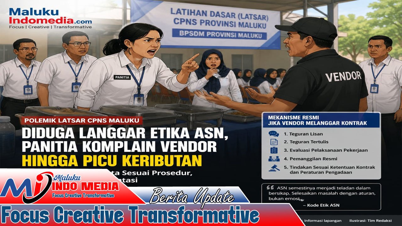 Diduga Pelanggaran Etika ASN dalam Polemik Konsumsi Latsar CPNS, BPSDM Maluku Lakukan Evaluasi Menyeluruh