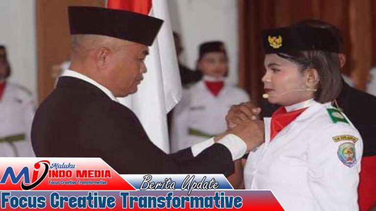 Bupati Aru Kukuhkan 60 Paskibraka: Merah Putih Siap Berkibar di HUT RI ke-81