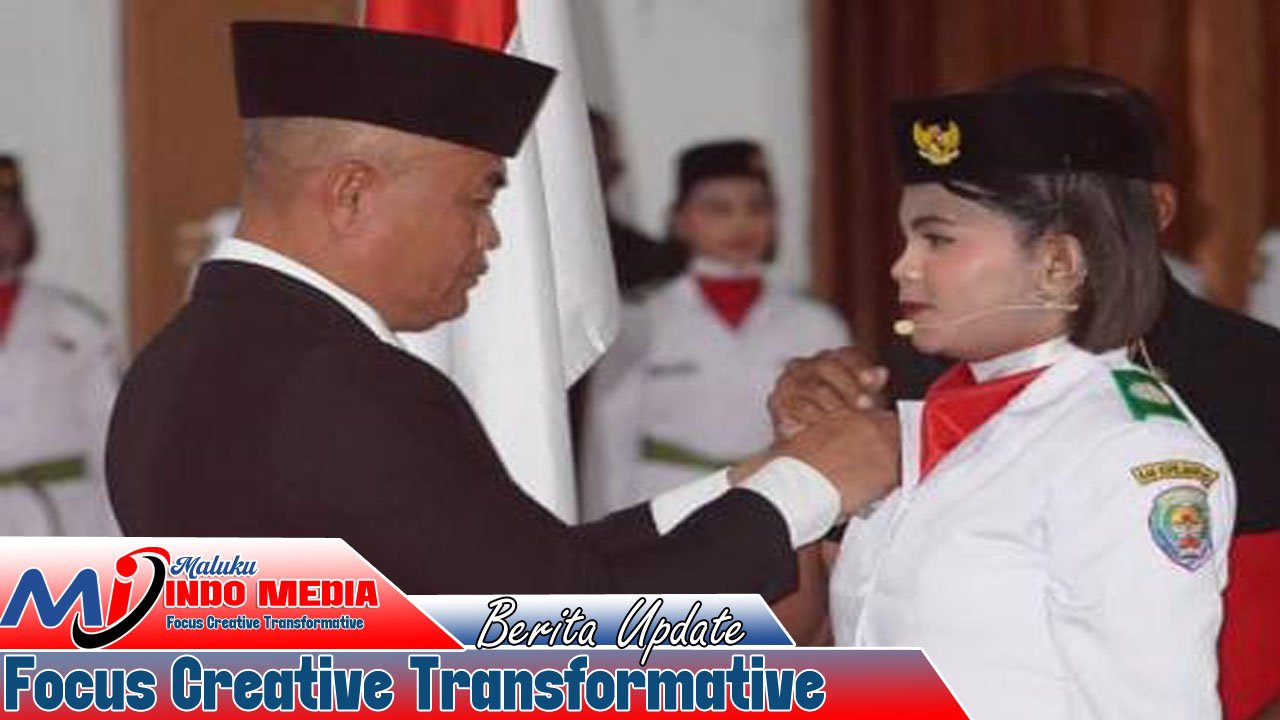 Bupati Aru Kukuhkan 60 Paskibraka: Merah Putih Siap Berkibar di HUT RI ke-81