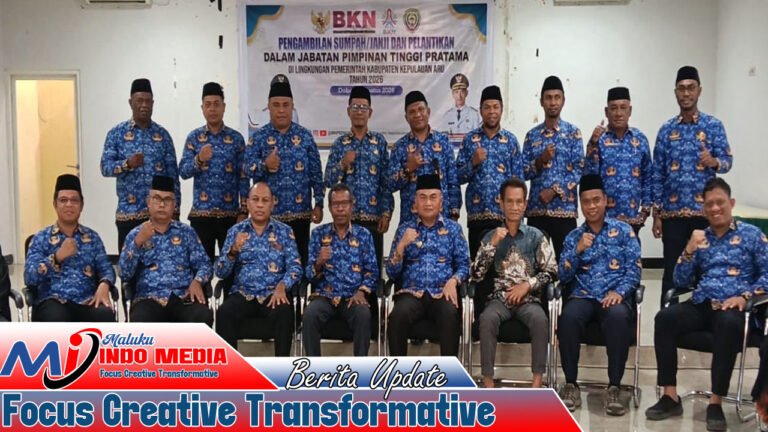 10 Pejabat Eselon II Dilantik, Bupati Aru: Tak Ada Waktu Bersantai, Buktikan dengan Kinerja!