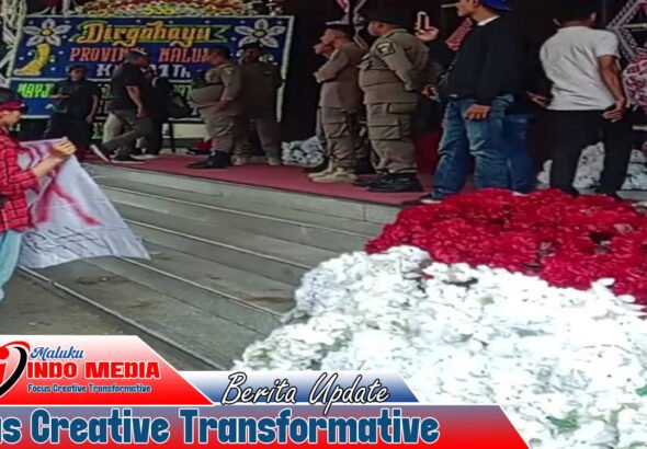“GUBERNUR DITUNGGU, JUBIR DITOLAK!” “Jangan Rampas Tanah Kami!” Massa Adat Seram Utara Soroti Batas Manusela