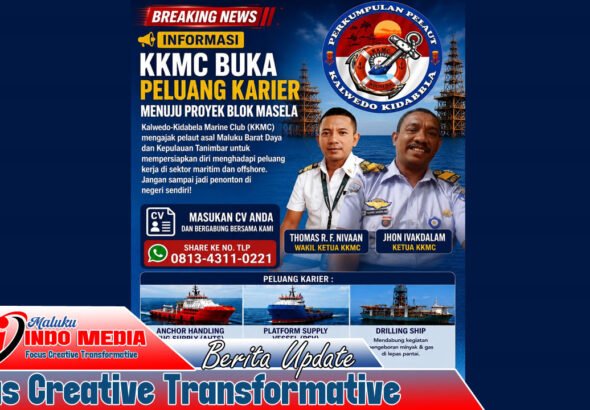 Pelaut Maluku Siapkan Diri Hadapi Peluang Kerja Blok Masela, Thomas Nivaan: Jangan Sampai Pelaut Lokal Jadi Penonton di Negeri Sendiri