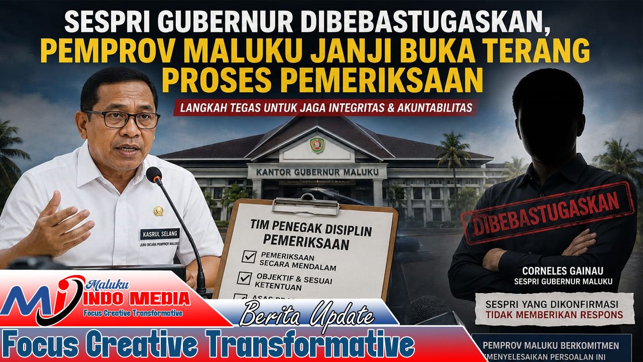 Dugaan Sespri Bawa Wanita ke Ruang Kerja Jadi Sorotan, Pemprov Maluku Tekankan Etika dan Pemeriksaan Objektif