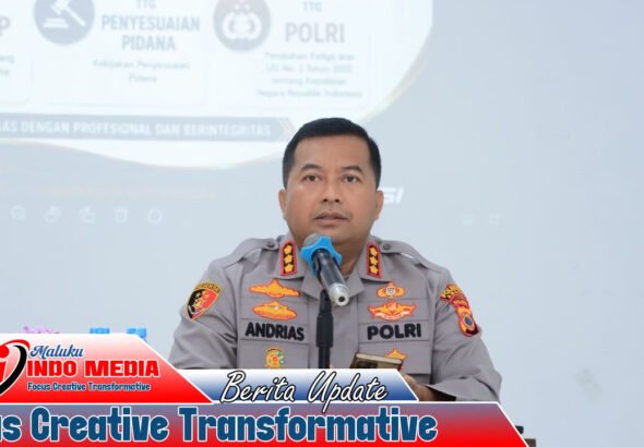 Patroli Polresta Ambon di Aboru Pastikan Kondusif, Polisi Sebut Foto Bendera yang Viral adalah Dokumentasi Lama