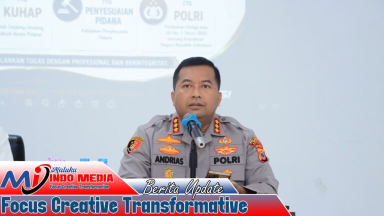 Patroli Polresta Ambon di Aboru Pastikan Kondusif, Polisi Sebut Foto Bendera yang Viral adalah Dokumentasi Lama