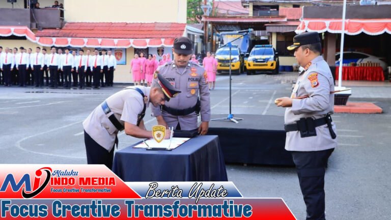 Mutasi Strategis di Polresta Ambon, Kapolresta Tegaskan Jabatan adalah Amanah untuk Meningkatkan Pelayanan Publik