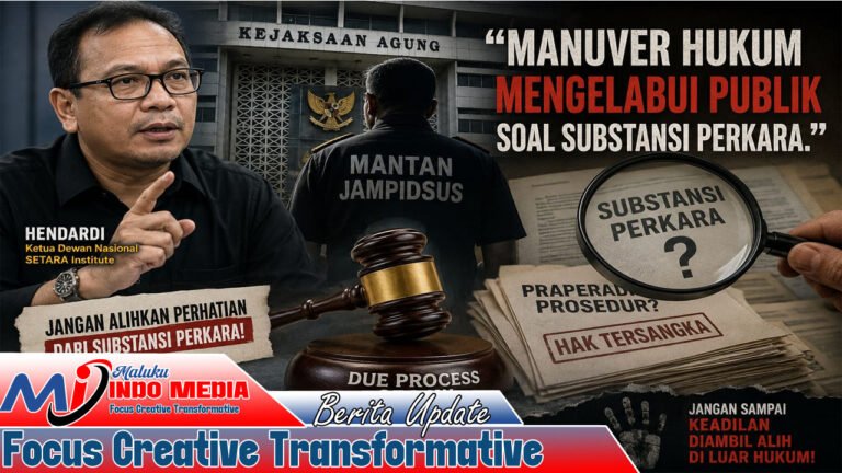 Hendardi Soroti Manuver Hukum Mantan Jampidsus: “Jangan Alihkan Perhatian dari Substansi Perkara”
