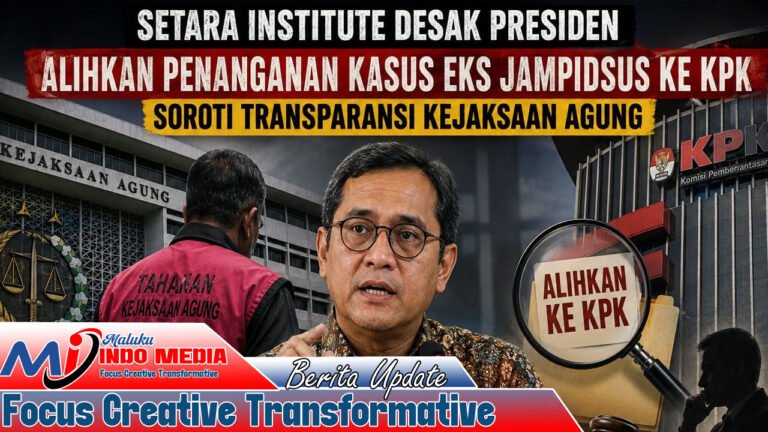 SETARA Institute Desak Presiden Alihkan Penanganan Kasus Eks Jampidsus ke KPK, Soroti Transparansi Kejaksaan Agung