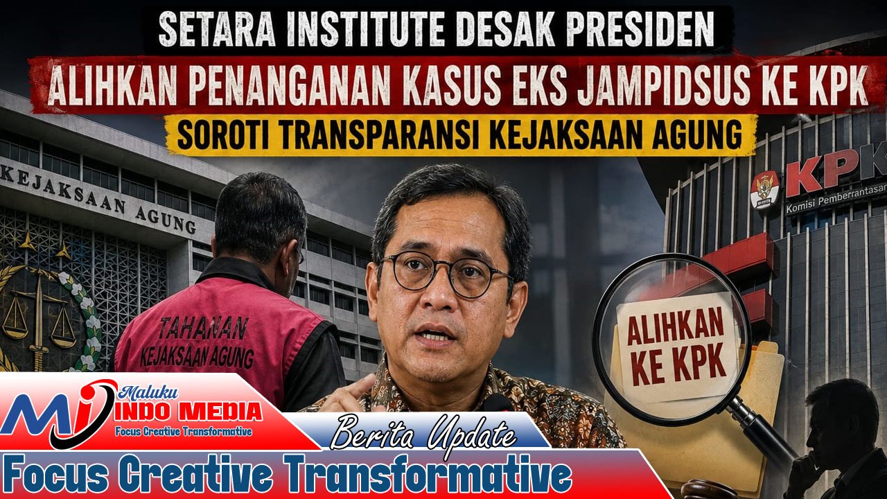 SETARA Institute Desak Presiden Alihkan Penanganan Kasus Eks Jampidsus ke KPK, Soroti Transparansi Kejaksaan Agung