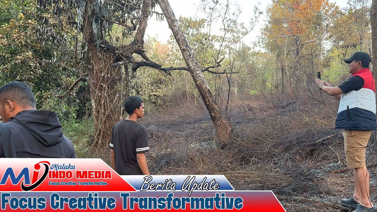 Damkar Malra Gerak Cepat, Api Lahap Sekitar 1 Hektare Lahan di Ngilngof