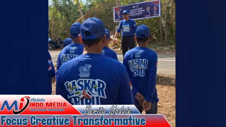 Jelang HUT ke-25, Demokrat Kota Tual Gerakkan “Langit Biru”: Bersihkan Pantai, Bangun UMKM
