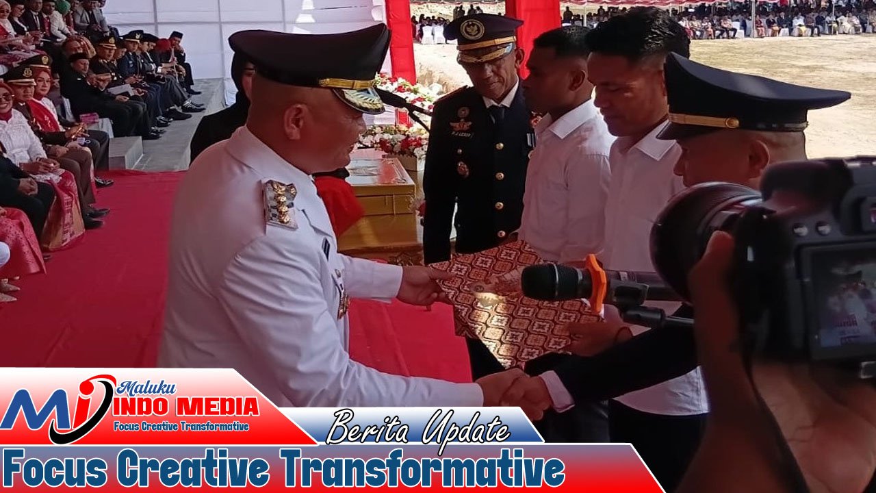 Bupati Aru Serahkan Remisi Umum kepada 52 Warga Binaan Lapas Kelas III Dobo
