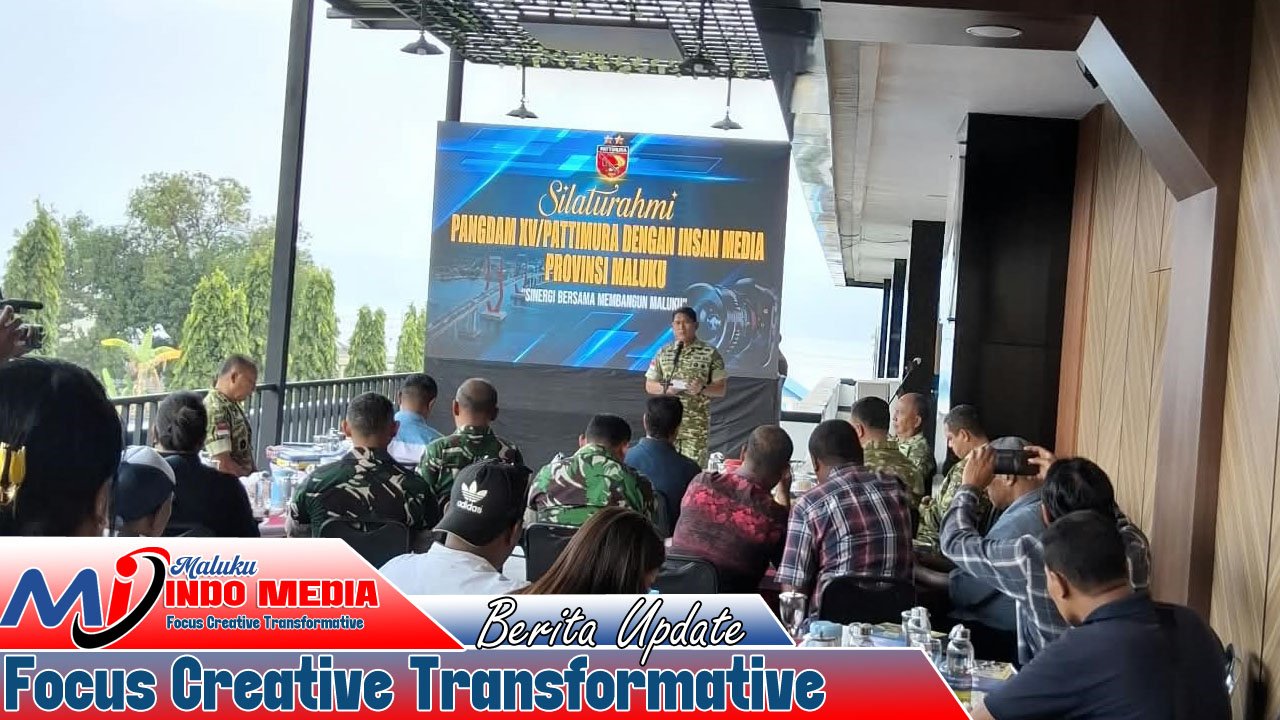 Sinergi TNI dan Media Diperkuat, Kodam XV/Pattimura Buka Ruang Komunikasi Bersama Pers Maluku