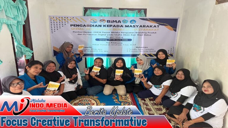 Tim PKM Universitas Pattimura Dampingi UMKM Abon Ikan Wael Malua Negeri Ureng Perkuat Branding dan Pemasaran Digital