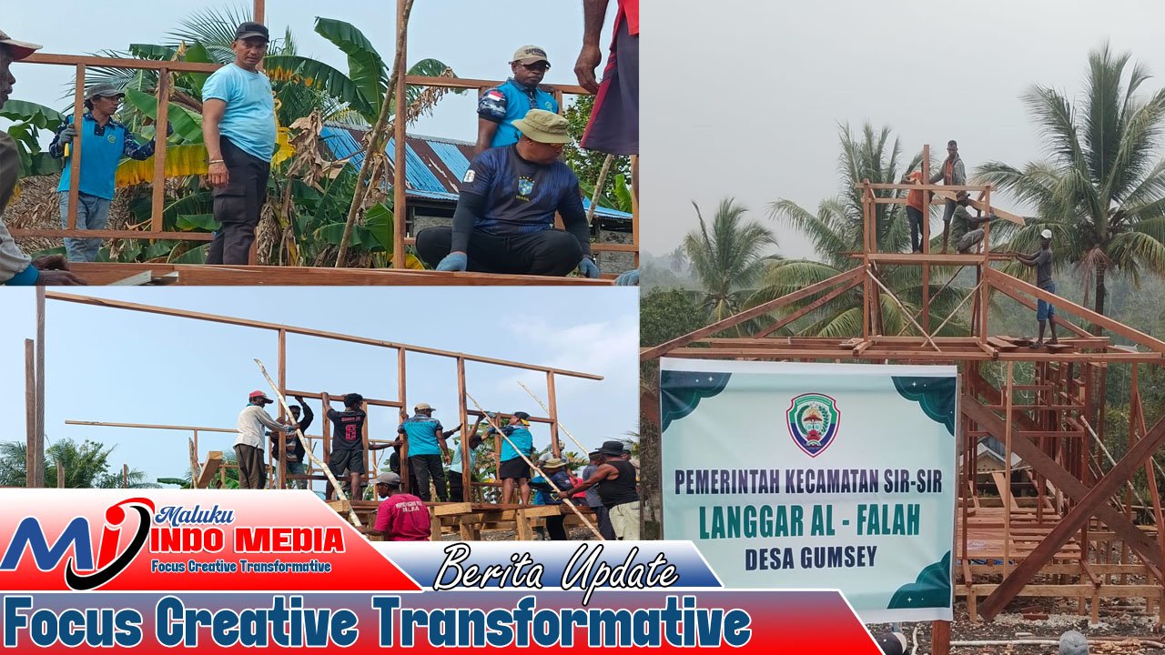 BKPRMI Gandeng MUI, LPTQ dan KUA Aru Utara–Sir-Sir Bangun Langgar Al-Falah di Gumsey, Wujud Nyata Toleransi Antarumat Beragama