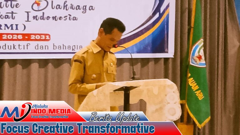 Wabup Aru Dorong KORMI Tak Sekadar Dilantik, Tapi Aktif Gerakkan Olahraga Masyarakat