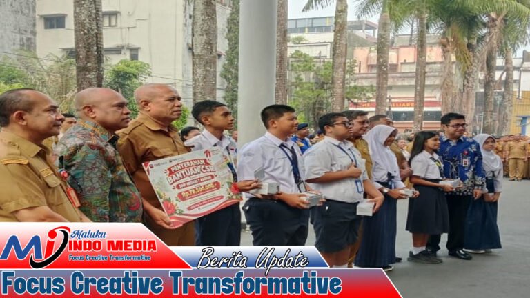 Bank CIMB Niaga Salurkan Bantuan Rp78, 5 Juta untuk Siswa SMP Negeri 7 Ambon, Tanamkan Mimpi dan Kepedulian Pendidikan