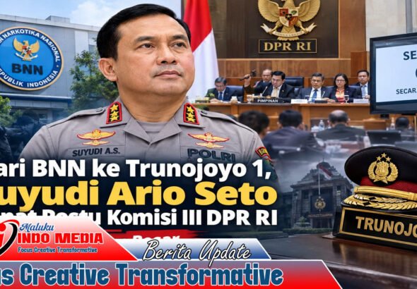 Dari BNN ke Trunojoyo 1, Suyudi Ario Seto Dapat Restu Komisi III DPR RI