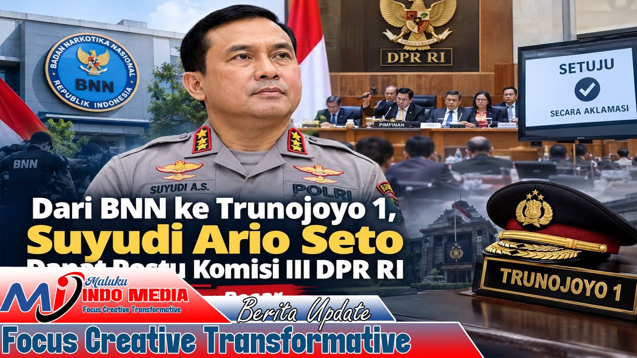 Dari BNN ke Trunojoyo 1, Suyudi Ario Seto Dapat Restu Komisi III DPR RI