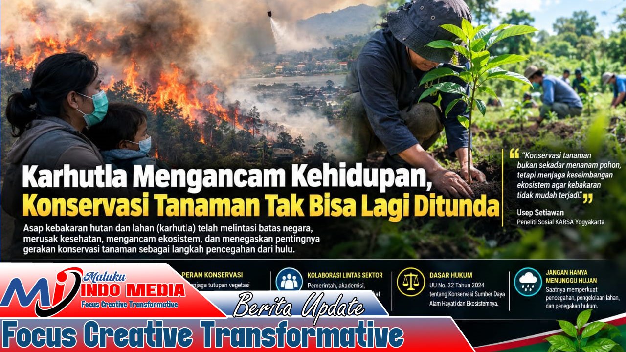 Karhutla Mengancam Kehidupan, Konservasi Tanaman Tak Bisa Lagi Ditunda