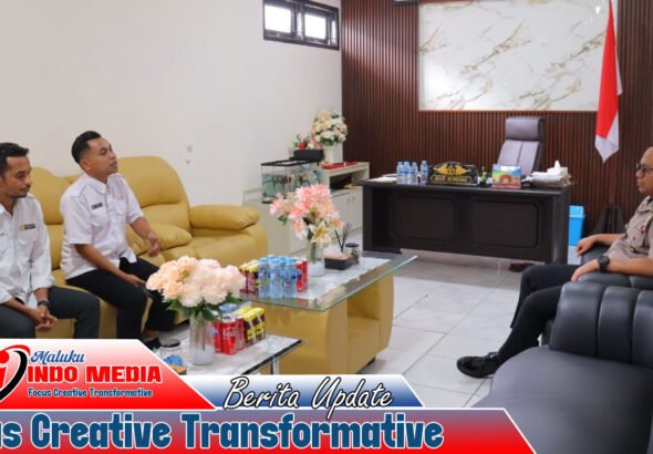 Perkuat Sinergi Pemuda dan Polri, Ketua Pemuda ICMI Kota Tual Sambangi Kapolres Malra